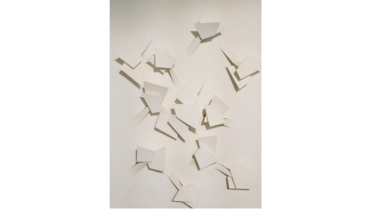 Arthur Luiz Piza. "S/T", 1998. Obra tridimensional.  75 x 57 cm. Galería Freijo, 2020.