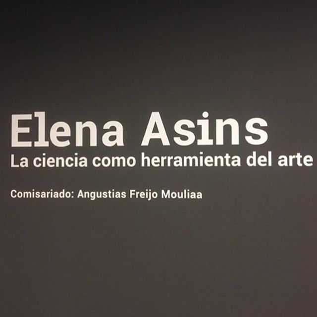 The exhibition: Elena Asins -Science as an Art Tool - is extended  at the Vimcorsa Art Space of Córdoba, Spain, until October 18, 2019.