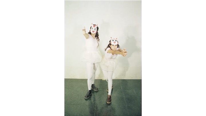 MarcelayGina. The Bunnies I, 1999-2023. LZ46 at Freijo Gallery. Triptych.