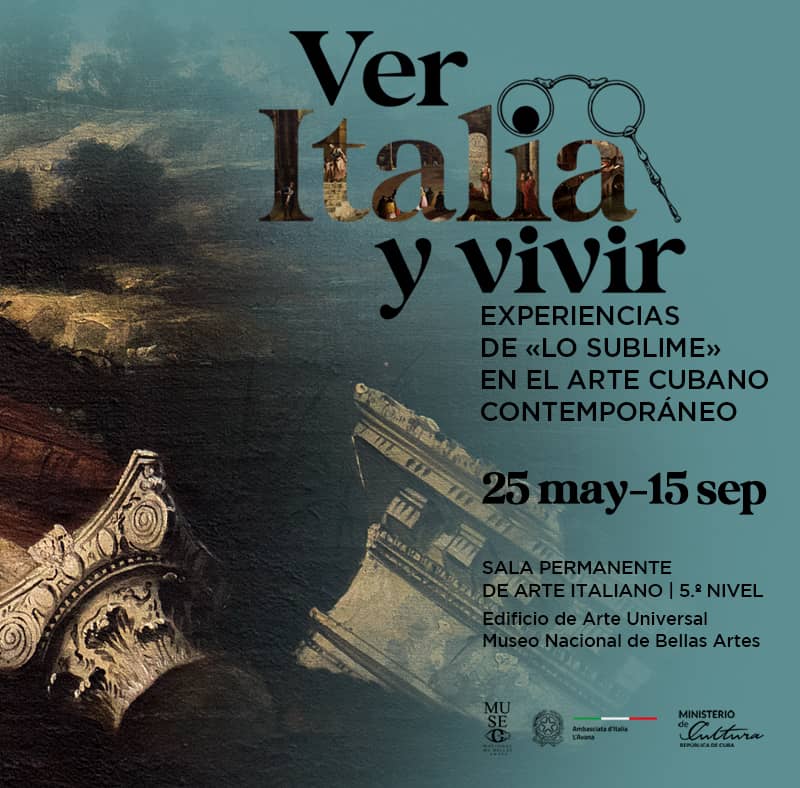 David Beltrán forma parte de la exposición colectiva «Ver Italia y vivir. Experiencias de “lo sublime” en el arte cubano contemporáneo»