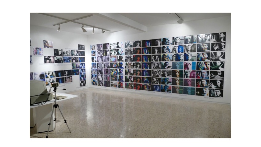 Serie "Lumena" en Galería Freijo dentro de la exposición "Amor y memoria", 2019.